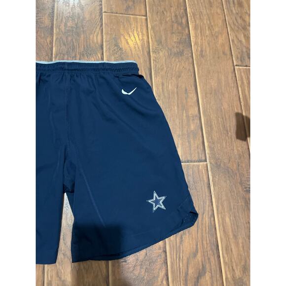 Nike Navy Blue Men's Athletic Shorts - Picture 2 of 6